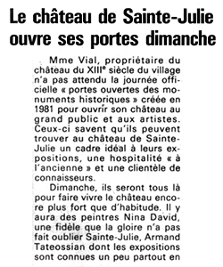 Ch�teau de Sainte-Julie